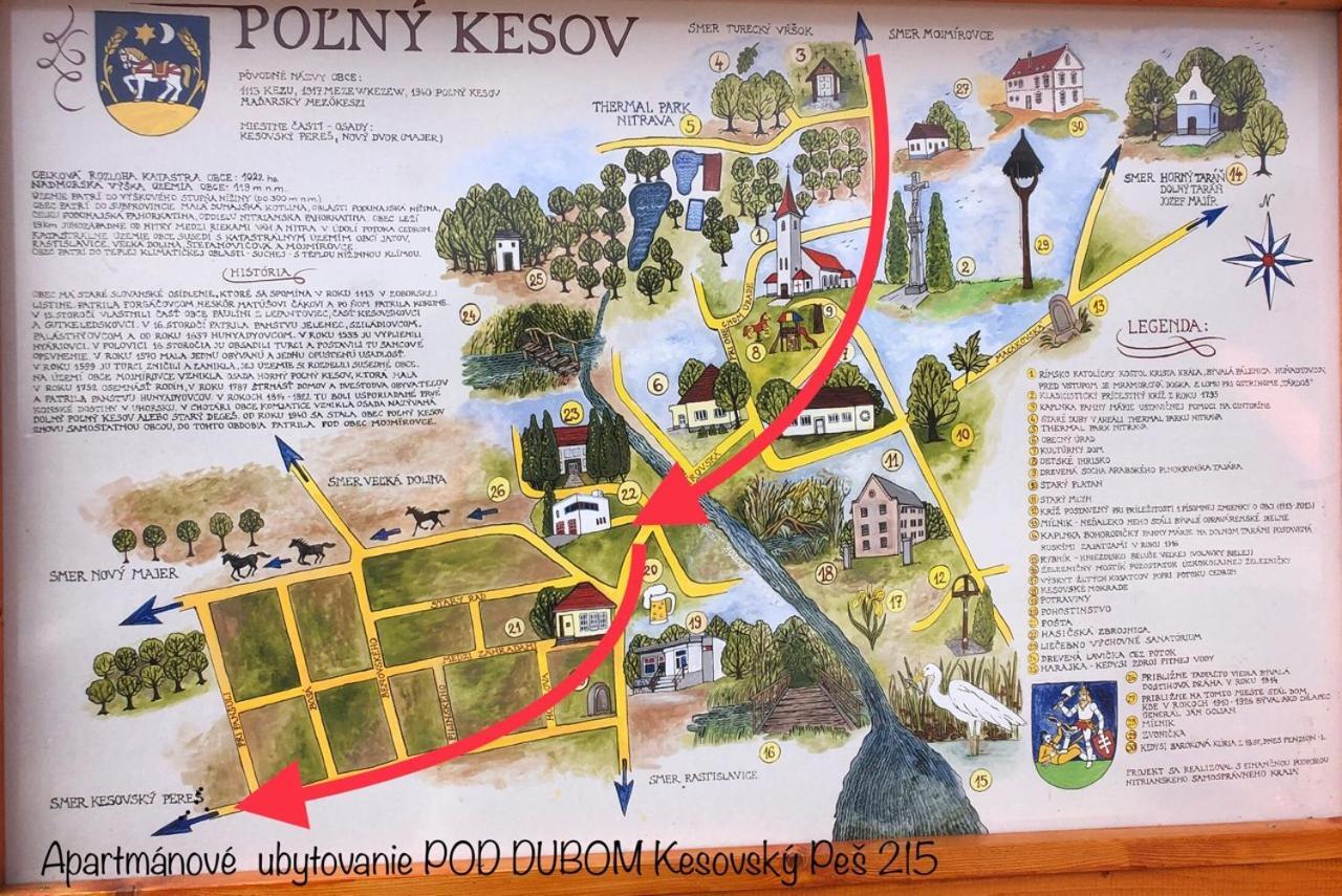 Apartmanove Ubytovanie Pod Dubom Polny Kesov Экстерьер фото
